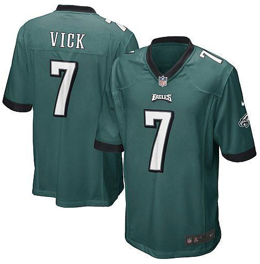 Men's Philadelphia Eagles #7 Michael Vick Green Vapor Untouchable Limited Stitched Jersey